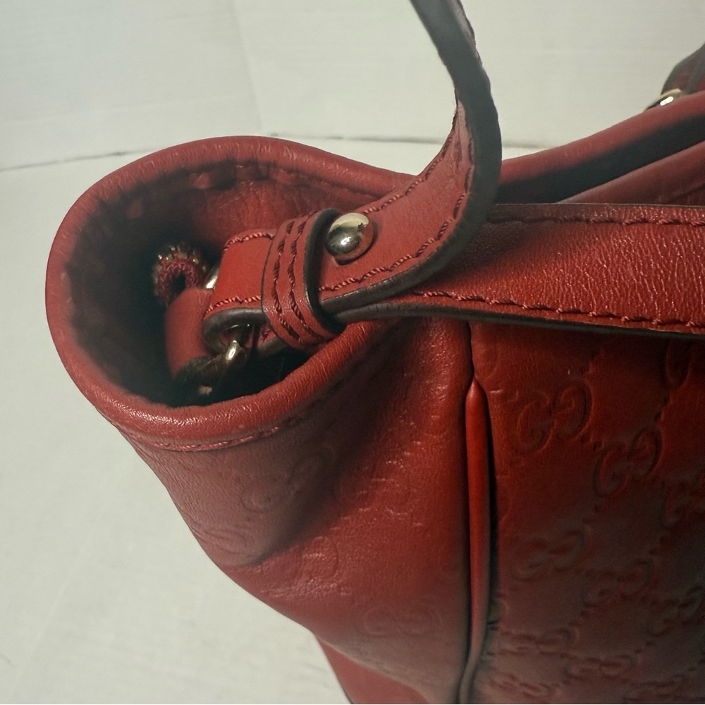 Gucci GG 2 way leather tote bag - Picture 9 of 17